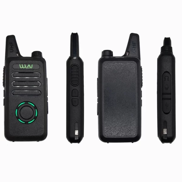 2PCS New WLN KD-C1plus Mini Walkie Talkie KD-C1 plus UHF 400-470MHz Slim Transceiver Two Way Radio KD-C1 Upgraded - Image 3