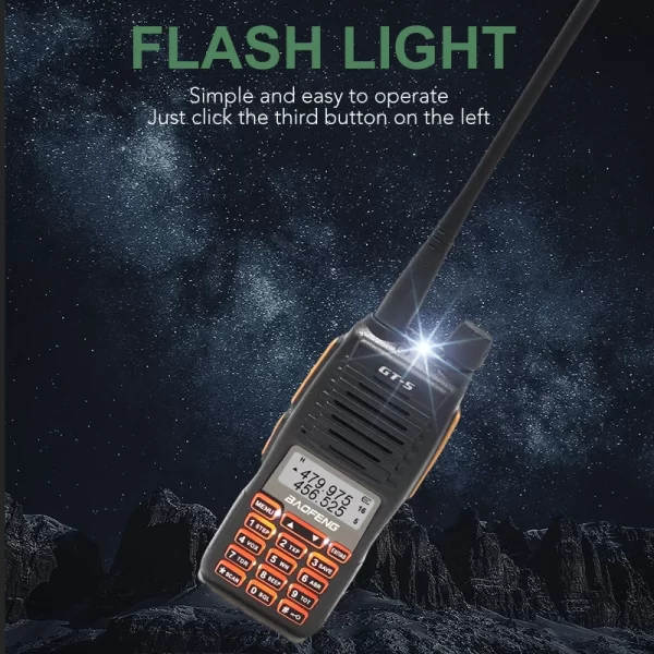 Baofeng GT-5 V2 Newest 30KM Max 10W Powerful 2 Way Ham Radios  - Image 4