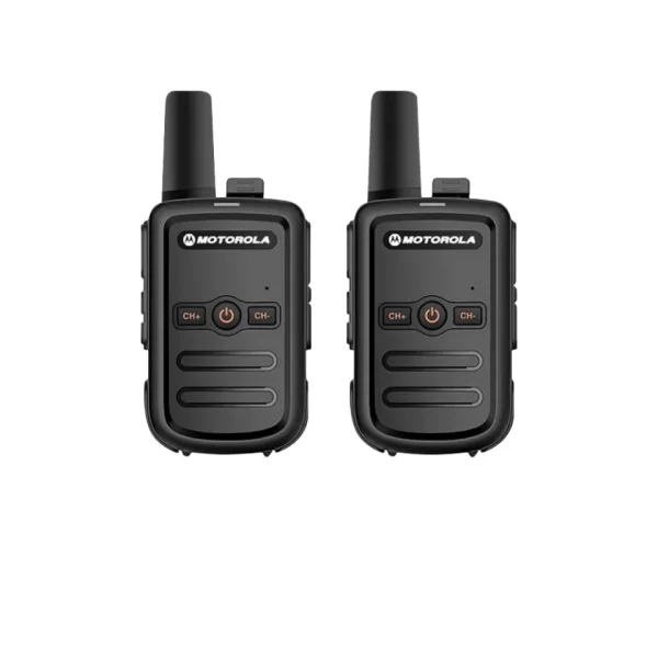 Motorola PT858 Mini Professional Radio 16 Channels UHF 400-470MHz Wireless FM for Outdoor, Camping