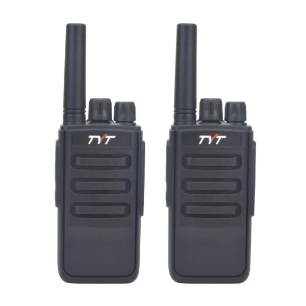 2Pcs/Lot TYTERA Mini UHF Radio TYT-77S  400-470MHz 2W 16Channels VOX Scrambler Two Way Radio with One-Key Frequency Copy