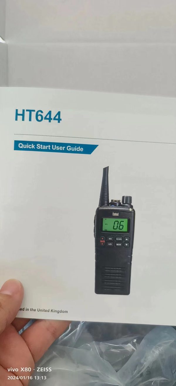 ENTEL HT644 Fully Submersible VHF IP68 waterproof Marine Two way Radio - Image 3