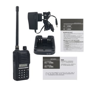 ICOM IC-V86 7W UHF VHF Marine Handheld Transceiver ICOM IC U86 Ship Boats Two way Radio