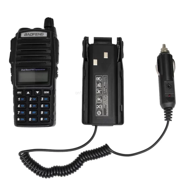 Baofeng UV-82 Series Walkie Talkie Battery Eliminator Car Charger - Image 2
