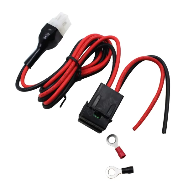 4 pin 12AWG DC Power Cable Yaesu Icom IC-7100 IC-7300 IC-7000 IC-7610 Alinco Radio - Image 2
