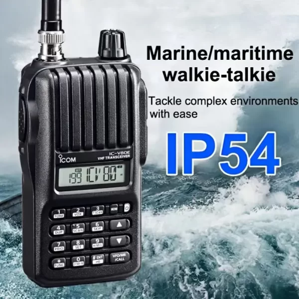 ICOM V80E 8W 10KM VHF Handheld Marine Transceiver - Image 2