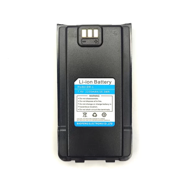 Walkie Talkie DM-1701 Battery Li-ion 2200mAh DM-1 Rechargable Batterior Baofeng Two Way Radios TYT MD-760 MD760 GD-77