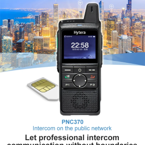 Hytera HYT PNC370 4G POC Portable Intercom with sim card GPS Wifi Bluetooth