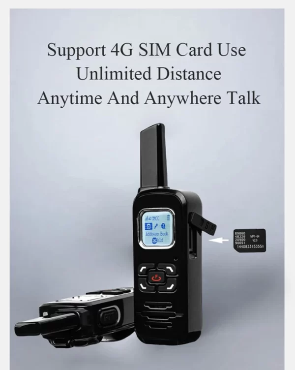 2pcs Radio CD-K1 Mini Thinner Network Radio 4G Wifi Walkie Talkie with SIM CARD