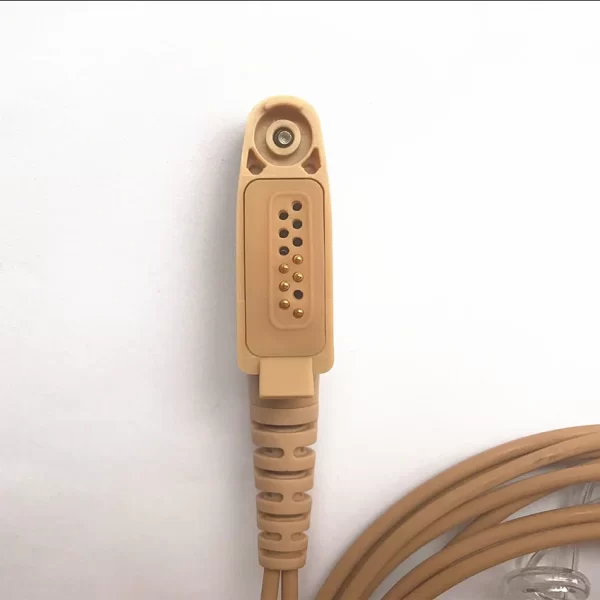 Beige Flesh Color Covert Acoustic Tube Headset Mic for Motorola GP328Plus GP344 GP388 GP688 Two Way Radio - Image 2