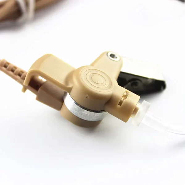 Beige Flesh Color Covert Acoustic Tube Headset Mic for Motorola GP328Plus GP344 GP388 GP688 Two Way Radio - Image 4