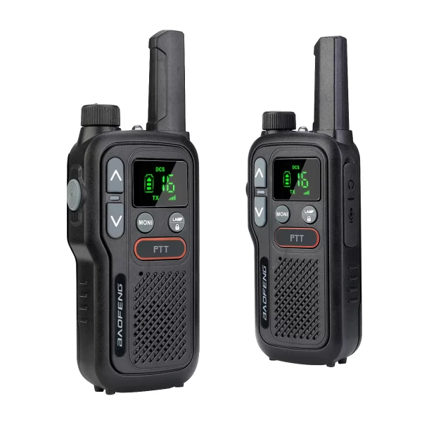 2pcs/lot Licence Free Baofeng BF-T18  Dual PTT Mini Walkie Talkie PMR 446 FRS USB Portable Two-way Radio