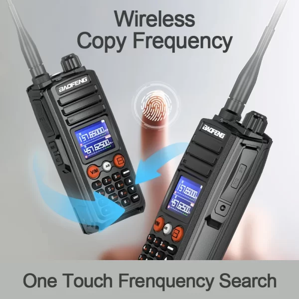 13.5W Baofeng UV-27 Pro Max Walkie Talkie Three Bands High Capacity FM Two Way Ham Radio 999CH Wirless Copy Frequency NOAA - Image 6