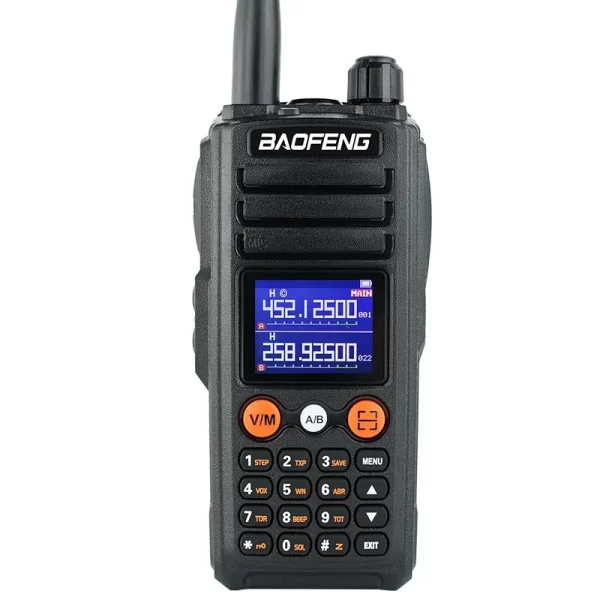 BAOFENG UV-27L Handheld Analogue Radio Tri-Band UHF VHF 999CH NOAA Type-C Charging - Image 3