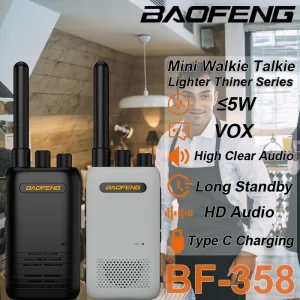 Baofeng BF-358 Lighter Thiner Series Mini Portable Transceiver