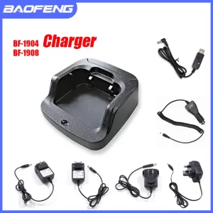 Original Walkie Talkie Desktop Rapid Charger for BAOFNEG BF-1904 BF-1908 Two Way RadioCharging Base Dock Adaptor