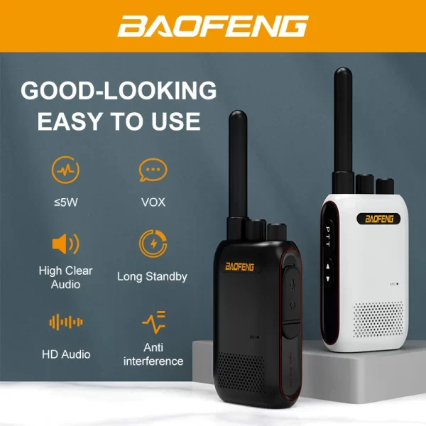 Baofeng BF-358 Lighter Thiner Series Mini Portable Transceiver - Image 2