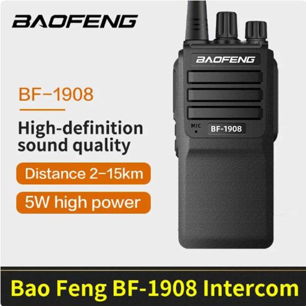 Baofeng BF-1908 Professional Real eHigh Power Wireless Handheld Walkie Talkie for construction site security