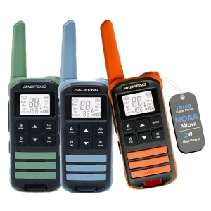3Pcs Baofeng FR-22A Mini FRS Walkie Talkie 462MHz For Sport, Hiking, NOAA (without earphone)