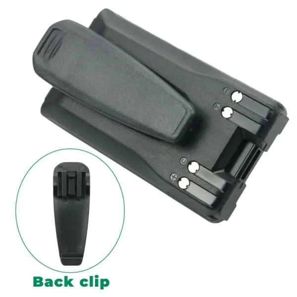 7.2V 2250mAh Replacement Battery with Belt Clips for Walkie Talkie Icom IC-V86 - Image 4