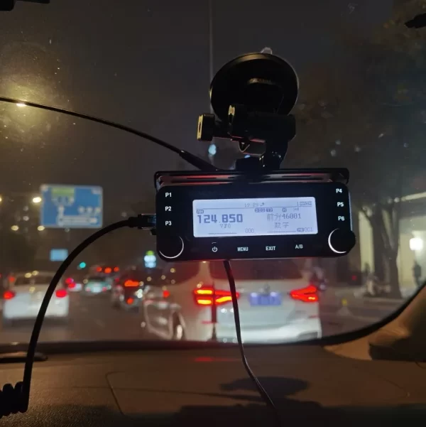 DMR Mobile Radio Compact Thinner DM9100 Dual Band VHF/UHF 25W Digital Analog GPS APRS Car Transceiver - Image 6