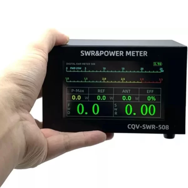 CQV-SWR-508 1.8-54MHz 200W SWR & Power Meter Digital PWR SWR Meter with 4.3" Color Touch Screen - Image 6