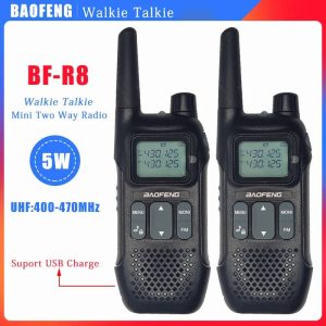 2pcs BAOFENG WALKIE TALKIE BF-R8 Mini Two Way Radio U9 Upgraded Version
