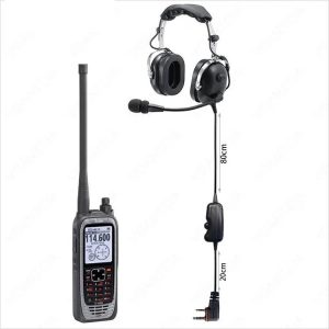 Heavy duty headphones with ear protection and noise reduction for ICOM IC-A25N IC-A25NE IC-A25C IC-A25CE IC-A24 A16 Walkie Talkie Radio Earphones Headset