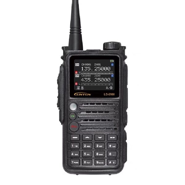 Linton LD-6100 Dual PTT UV Dual-band DMR Tier II Outdoor Digital Handheld Two way Radio