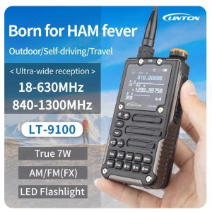 LINTON LT 9100 Handheld Radio Ultra Wide Frequency Mountain Outdoor Aviation Maritime FM Shortwave Reception