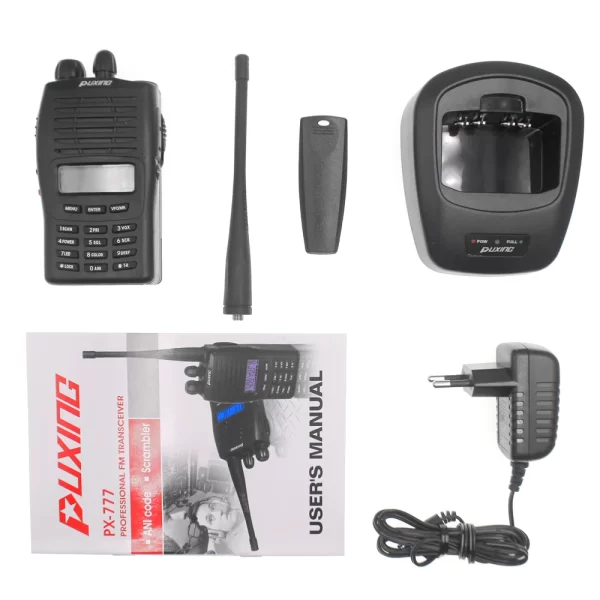 Hotselling Brand New Puxing PX-777 UHF VHF Handheld Analogue Radio - Image 6
