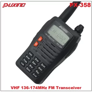 Top Quality Puxing PX358 VHF Handheld Analogue Radio Free Shipping