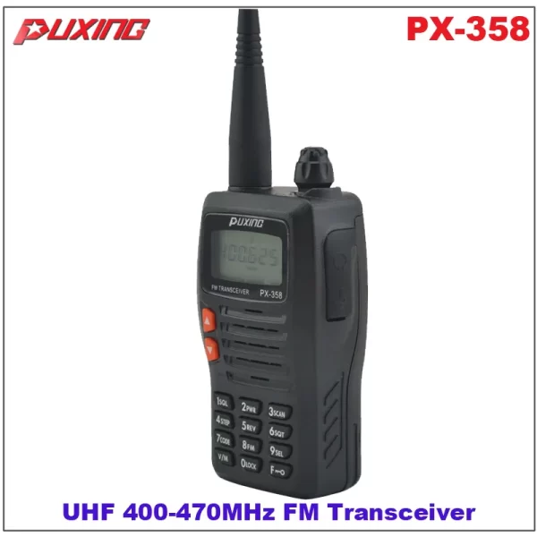 Puxing PX-358 UHF 400-470MHz Free Shipping Portable Radio - Image 4