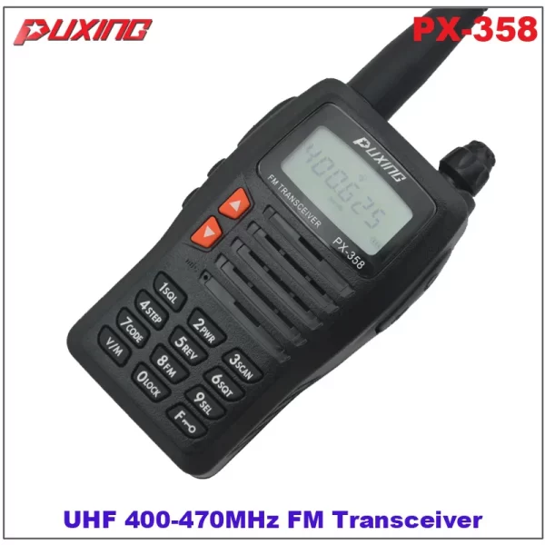 Puxing PX-358 UHF 400-470MHz Free Shipping Portable Radio - Image 5