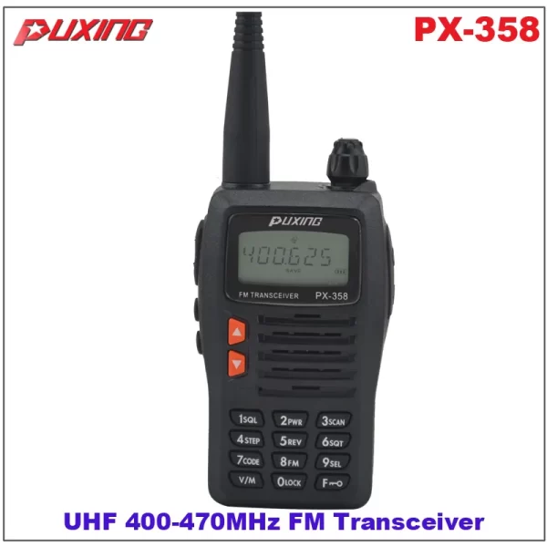 Puxing PX-358 UHF 400-470MHz Free Shipping Portable Radio - Image 2