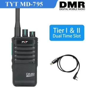 TYT MD-795 DMR Digital Radio UHF 400-470MHz with Voice Encryption 4W/1W Power Portable Two way Radio
