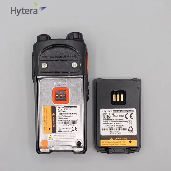 2PCS HYTERA DMR Handheld Radio PD488 / PD480 / PD482 / PD485 / PD486   Pseudo Trunk Digital Two-way Radio Full-Keypad Long Range Digital Walkie Talkie Critical Message for SECURITY - Image 2