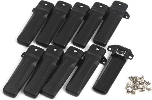 10pc KBH-10 Belt Clip for KENWOOD TK-3206 TK-2206 TH-D7 TH-F6 TH-F7 TK-2207 TK-2307 TK-2212 TK-3402 TK-2406 TK-3301 Radio