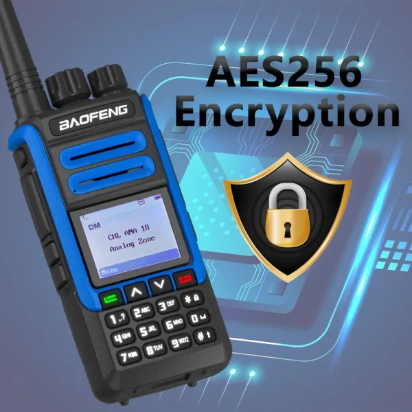 Baofeng DR-1802U DMR Walkie Talkie Advanced AES256 Encryption 2200mah 1024 Channel UHF 400-470MHZ Long Range Walkie Talkie - Image 3