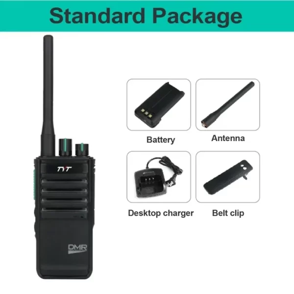 TYT MD-795 DMR Digital Radio UHF 400-470MHz with Voice Encryption 4W/1W Power Portable Two way Radio - Image 6