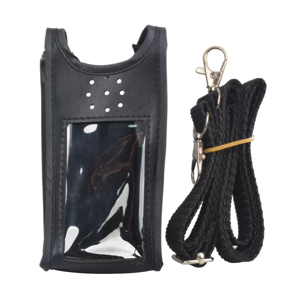 Walkie Talkie Carry Case Artificial Soft Leather Holster Pouch with Adjustable Strap for Leixen UV-25D Portable Radio - Image 6