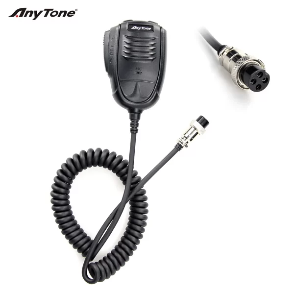 New Anytone AT-505Pro CB Mobile Transceiver 26.965-27.405MHz 4W 40Channels AM/FM/PA Scan Function ASQ/SQ/VOX Car Radio - Image 6