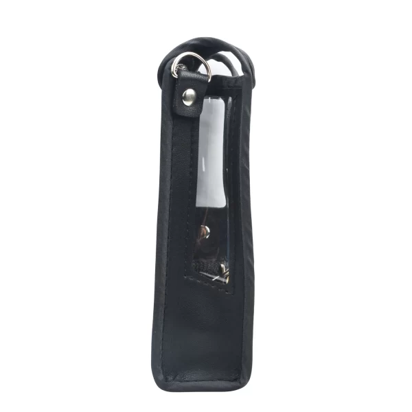 Walkie Talkie Carry Case Artificial Soft Leather Holster Pouch with Adjustable Strap for Leixen UV-25D Portable Radio - Image 4
