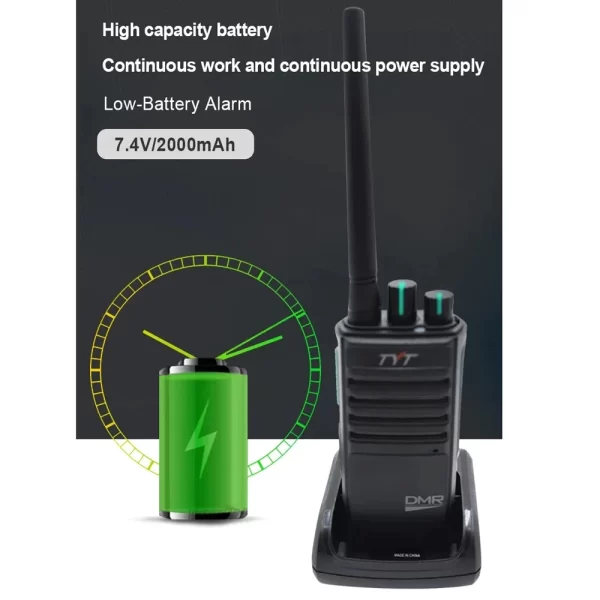 TYT MD-795 DMR Digital Radio UHF 400-470MHz with Voice Encryption 4W/1W Power Portable Two way Radio - Image 5