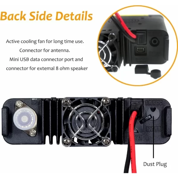 TYT TH-9800D Quad Band 50W Cross-Band Mobile Base Radio - Image 3