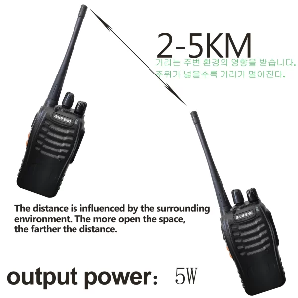 10pcs/Lot Baofeng BF-888S Wholesale with earpiece bf888s Analogue Radio - Image 2