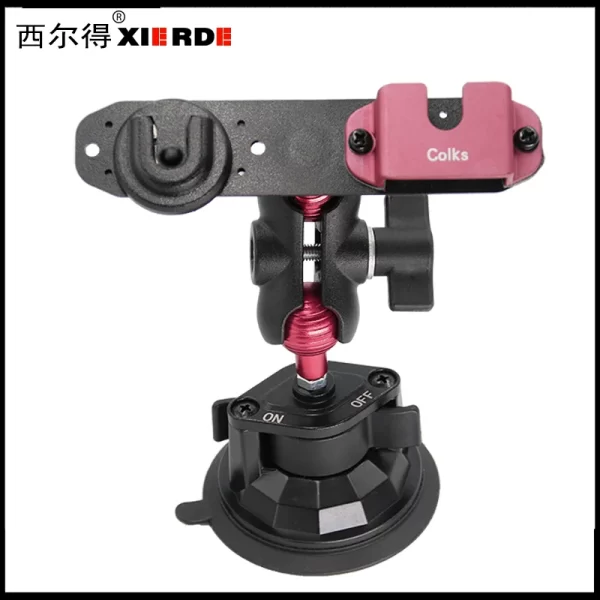 Colks walkie talkie hand microphone bracket, car windshield center console, mobile phone/walkie talkie/microphone fixed bracket - Image 6