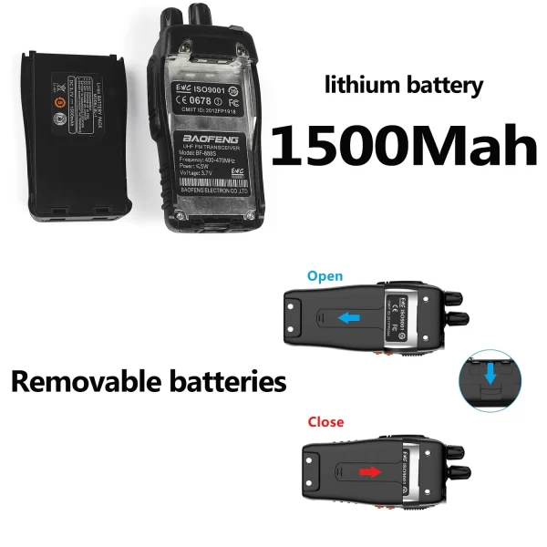 10pcs/Lot Baofeng BF-888S Wholesale with earpiece bf888s Analogue Radio - Image 3