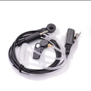 Acoustic Tube Earpiece Headset for Yaesu Vertex VX6R VX6 VX7R VX170 FT270 Standard Horizon HX210 HX400 HX750S HAM Radio PTT Mic