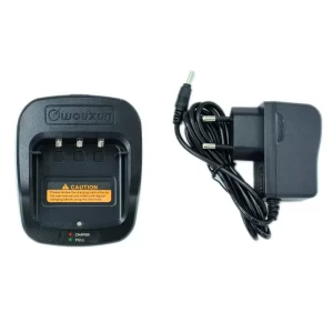 WOUXUN CHA-012 Desktop Charger Base & US EU AU UK AC Plug Adapter 100V~240V for KG UV8H UVN1 KG905G KG935G HAM Radio Charge Tray