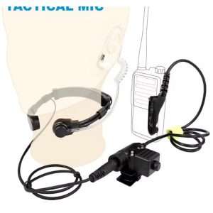 U94 PTT+7.1mm Hanging Neck Headset for MOTOROLA Xir P8268 DP4800 Two-Way Radio Telescopic Throat Control Mic
